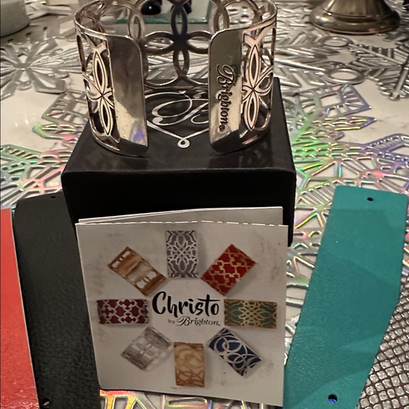 Brighton Silver Cuff Bracelet EUC main image 1